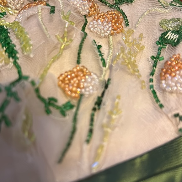 Strapless Beaded Top with Satin Banding - Picture 14 of 14